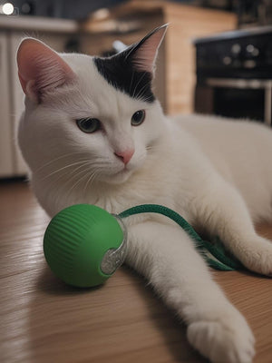 Pelota Electrónica Giratoria Mediana Recargable Usb C Ze-cfy