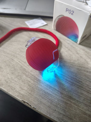 Pelota Electrónica Giratoria Mediana Recargable Usb C Ze-cfy
