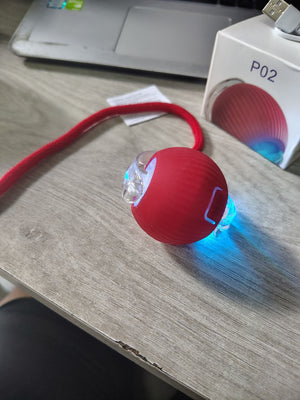 Pelota Electrónica Giratoria Mediana Recargable Usb C Ze-cfy