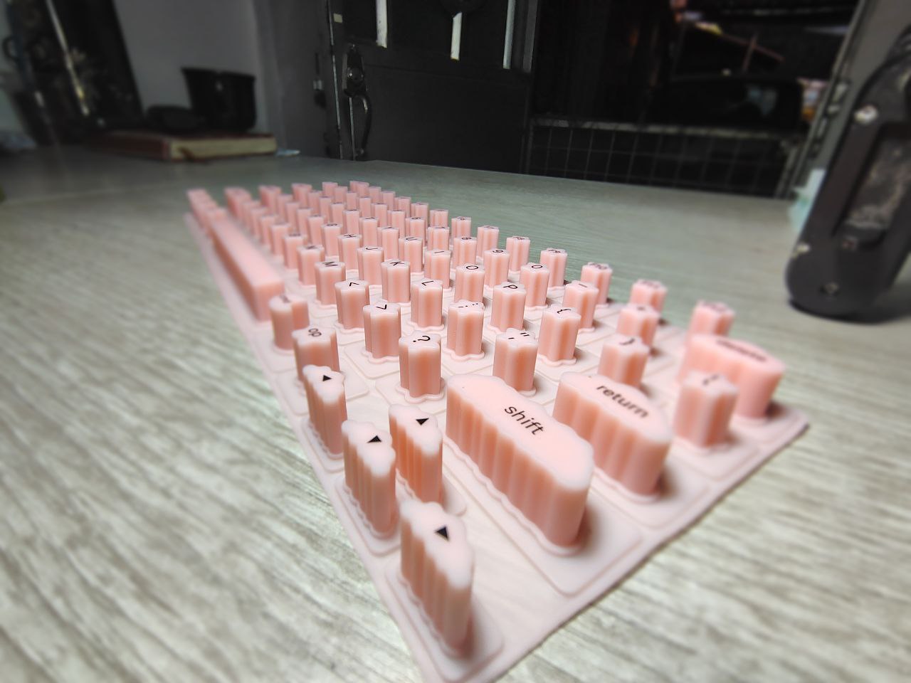 Protector De Teclado Macbook Diseñado Para Uñas Largas